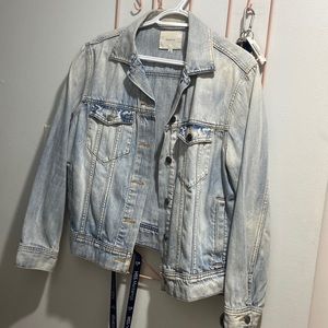 Light wash denim Aritzia jacket